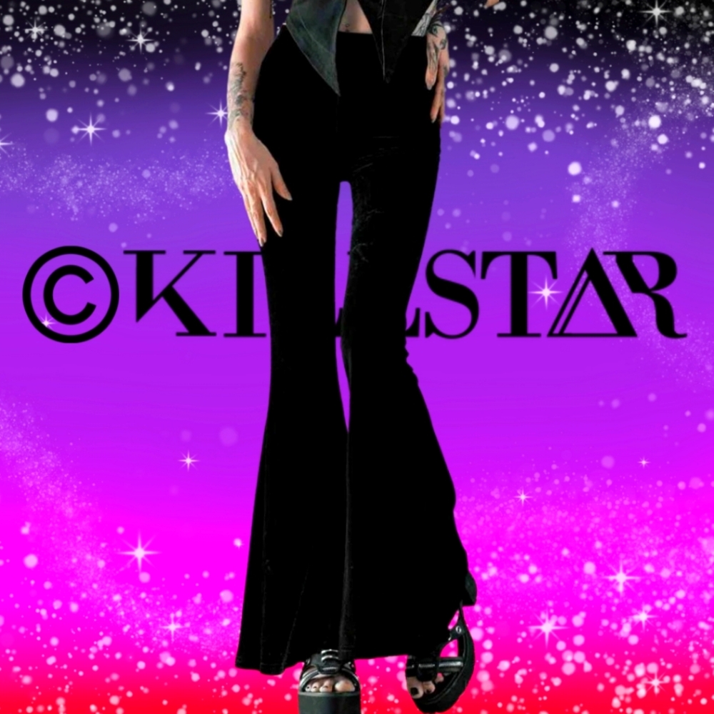 Killstar Black Moondance Bell Bottoms